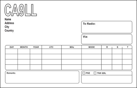Qsl Back QSL Back Design – QSL Concept USA