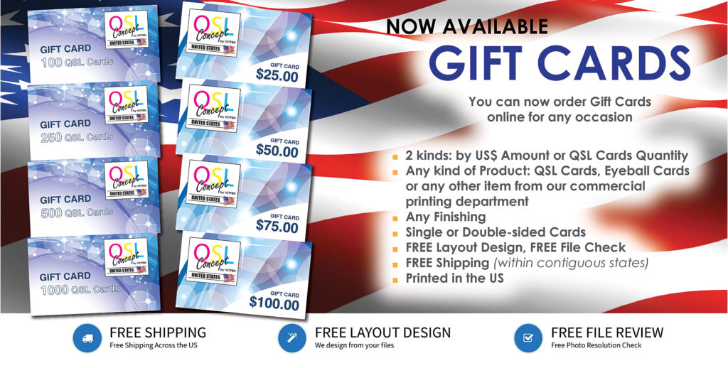 QSL Concept Gift Cards